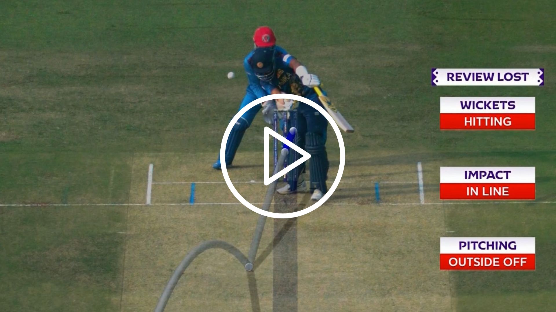 [Watch] Mujeeb Ur Rahman's Stunning Delivery Rattles Samarawickrama's World